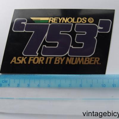 REYNOLDS 753 STICKER NOS