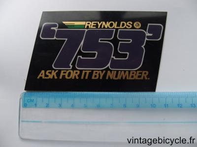REYNOLDS 753 Autocollants NOS