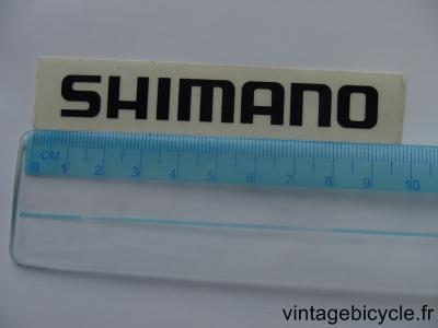 SHIMANO BLACK STICKER NOS