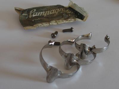 CAMPAGNOLO Brake Cable Clips(3) Nuovo Record NOS #649.