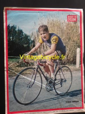 Cyrille Guimard Miroir du Cyclisme 1968 Affiche 32x24cm