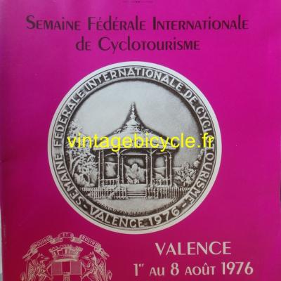 SEMAINE FEDERAL CYCLOTOURISME VALENCE 1976 66 Pages
