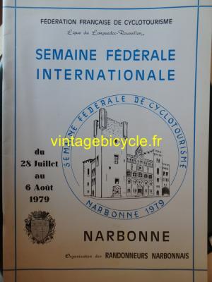 SEMAINE FEDERAL CYCLOTOURISME NARBONNE 1979
