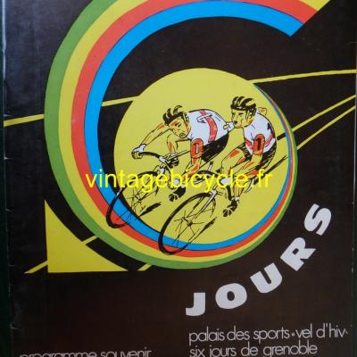 6 JOURS GRENOBLE PROGRAMME 1971