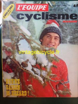 L'EQUIPE CYCLISME MAGAZINE 1972 - 01 - N°44 Janvier 1972