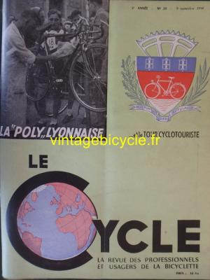 LE CYCLE 1950 - 09 - N°20 Septembre 1950