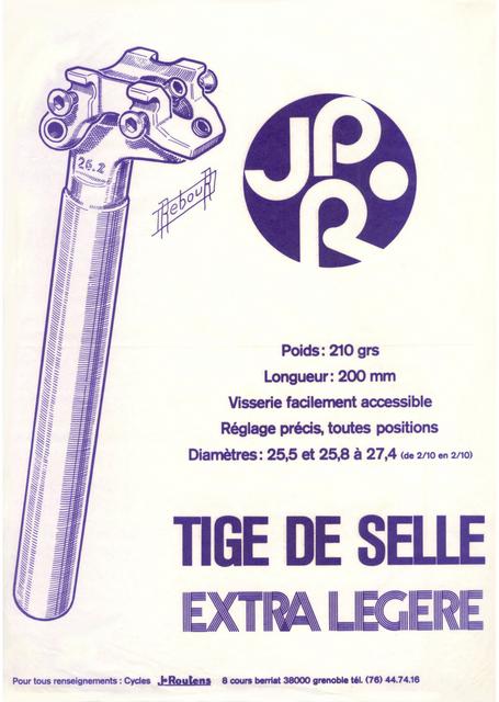 Tige de selle jpr 01