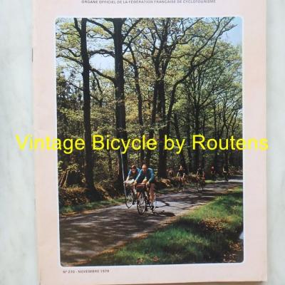 Cyclotourisme 1979 - 11 - N°270 novembre 1979
