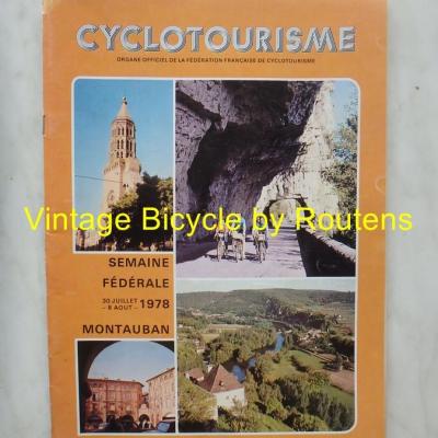 Cyclotourisme 1978 - 07 - N°258 juillet / aout 1978