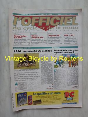 L'OFFICIEL du cycle et de la moto 1995 - 02 - N°3600 Fevrier 1995