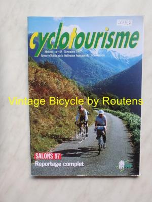 Cyclotourisme 1997 - 11 - N°453 Novembre 1997