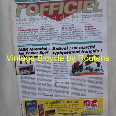 L'OFFICIEL du cycle et de la moto 1996 - 04 - N°3613 Avril 1996