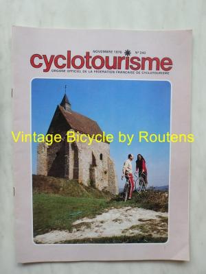 Cyclotourisme 1976 - 11 - N°240 novembre 1976