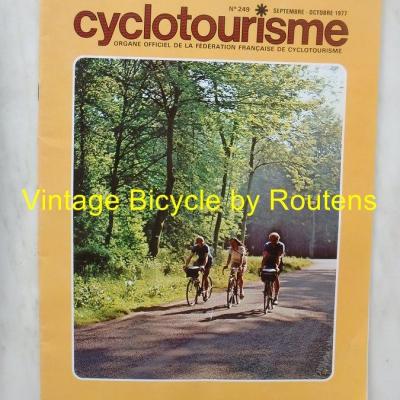 Cyclotourisme 1977 - 09 - N°249 septembre / octobre 1977