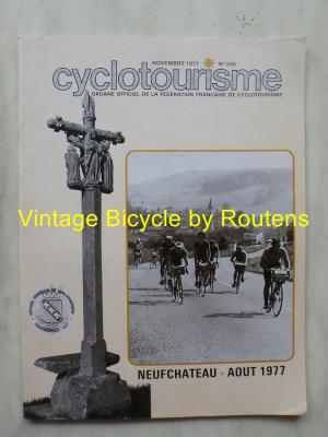 Cyclotourisme 1977 - 11 - N°250 novembre 1977