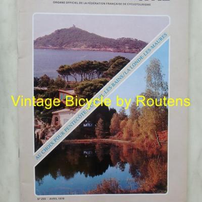 Cyclotourisme 1978 - 04 - N°255 avril 1978