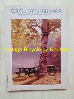 Cyclotourisme 1978 - 11 - N°260 novembre 1978