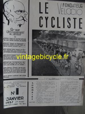 LE CYCLISTE 1957 - N°01 janvier 1957