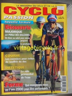 CYCLO PASSION 1995 - 09 - N°10 septembre 1995