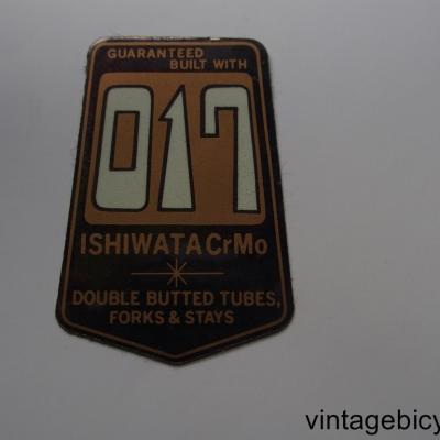 ISHIWATA 017 ORIGINAL Tubes autocollants NOS