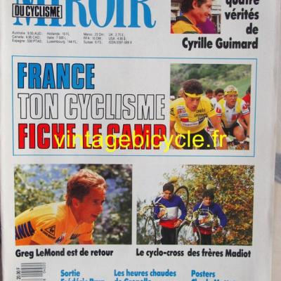 MIROIR DU CYCLISME 1987 - 12 - N°402 decembre 1987