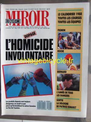 MIROIR DU CYCLISME 1988 - 02 - N°403 fevrier 1988