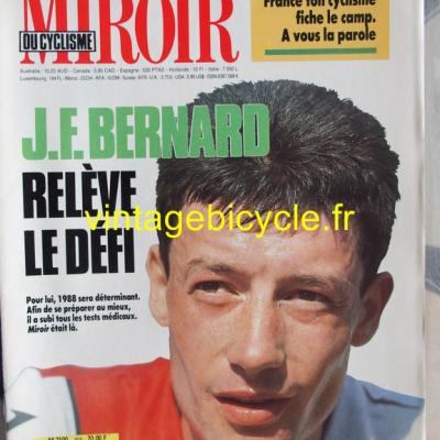 MIROIR DU CYCLISME 1988 - 03 - N°404 mars 1988