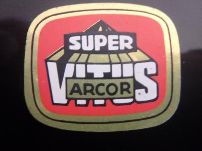 SUPER VITUS ARCOR ORIGINAL Tubes autocollants NOS