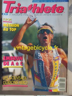 TRI-ATHLETE - 1992 - 09 - N°71 septembre 1992