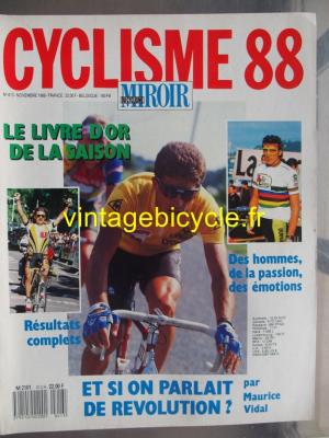 MIROIR DU CYCLISME 1988 - 11 - N°413 novembre 1988