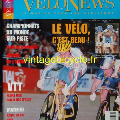VELONEWS 2000 - 12 - N°2 decembre 2000