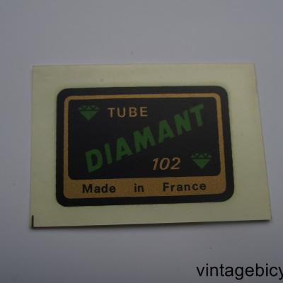 DIAMANT 102 ORIGINAL Bicycle Frame Tubing STICKER NOS