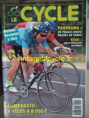 LE CYCLE l'officiel 1993 - 06 - N°201 juin 1993