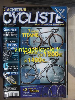 L'ACHETEUR CYCLISTE 2003 - 04 - N°1 Avril 2003