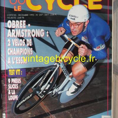 LE CYCLE l'officiel 1993 - 12 - N°207 decembre 1993