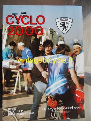 CYCLO 2000 - 1988 - 07 - N°383 juillet / aout 1988