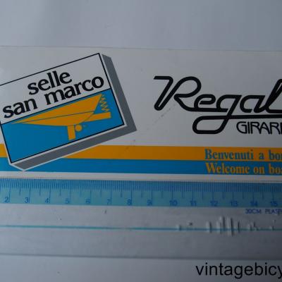 SAN MARCO SELLE REGAL STICKER NOS