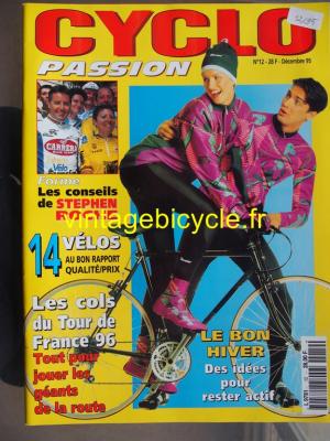 CYCLO PASSION 1995 - 12 - N°12 decembre 1995