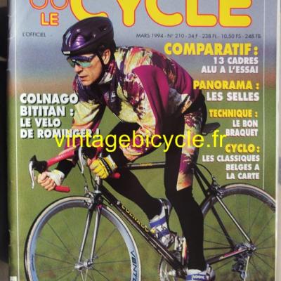 LE CYCLE l'officiel 1994 - 03 - N°210 mars 1994