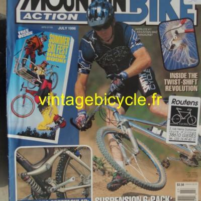 MOUNTAIN BIKE ACTION 1996 - 07 - N° 07 juillet 1996
