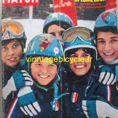 PARIS MATCH N°983 DU 10 FEVRIER 1968 : SPECIAL JEUX OLYMPIQUES DE GRENOBLE