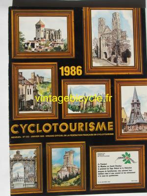 Cyclotourisme 1986 - 01 - N°332 janvier 1986