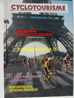 Cyclotourisme 1992 - 09 - N°399 septembre / octobre 1992