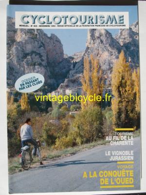 Cyclotourisme 1992 - 11 - N°400 novembre 1992