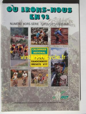 Cyclotourisme 1993 - 00 - N° Hors série 1993