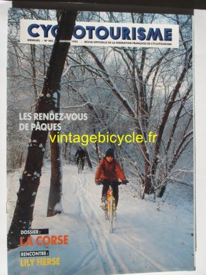 Cyclotourisme 1993 - 01 - N°402 janvier 1993