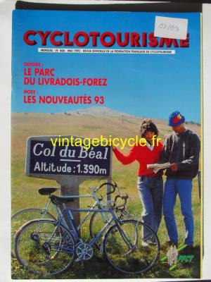 Cyclotourisme 1993 - 05 - N°406 mai 1993