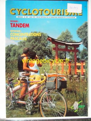 Cyclotourisme 1993 - 06 - N°407 juin 1993