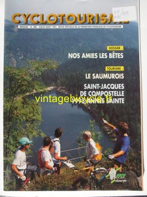 Cyclotourisme 1993 - 07 - N°408 juillet / aout 1993