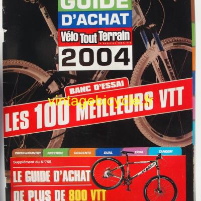 VELO TOUT TERRAIN 2004 - 00 - Guide d'achat 2004